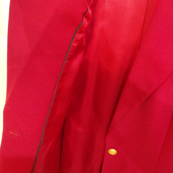 Talbots Red Blazer Single Button for Business Career Size 8 - Picture 10 of 12